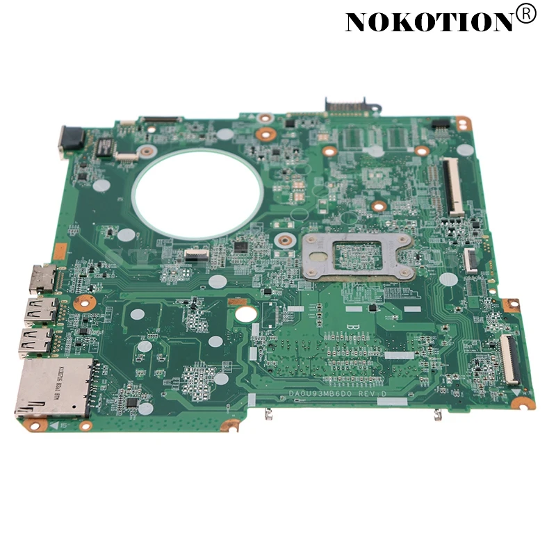 Nokotion 734826-501 734826-001 DA0U93MB6D0 Laptop Motherboard A4-5000 CPU For 15 15Z 15-N Series |