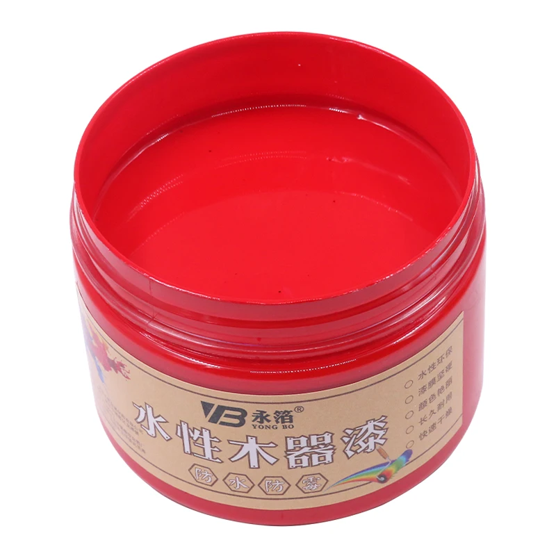 250 г красная акриловая краска водостойкая и плесени на водной основе деревянная