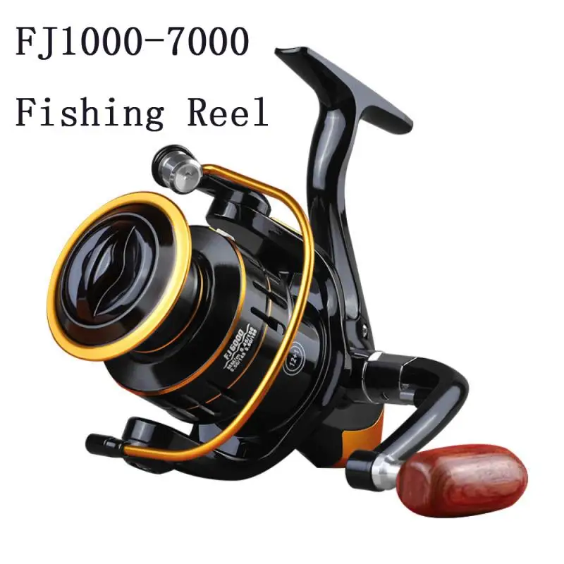 

FJ1000-7000 Fishing Reels 5.2:1 Spinning Reels 8KG Powerful Max Drag High Strength Main Frame Saltwater Fishing Accessories