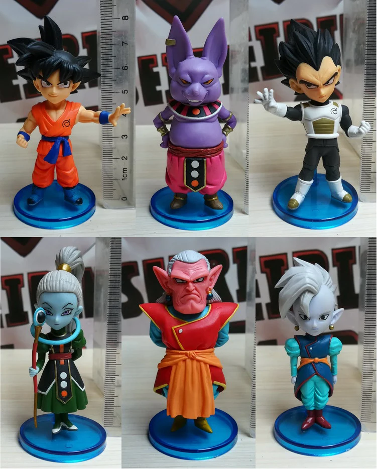Экшн-фигурка Dragon Ball Super CANDY TOY Son Goku Supreme Kai Q Version игрушки с орнаментом - купить по