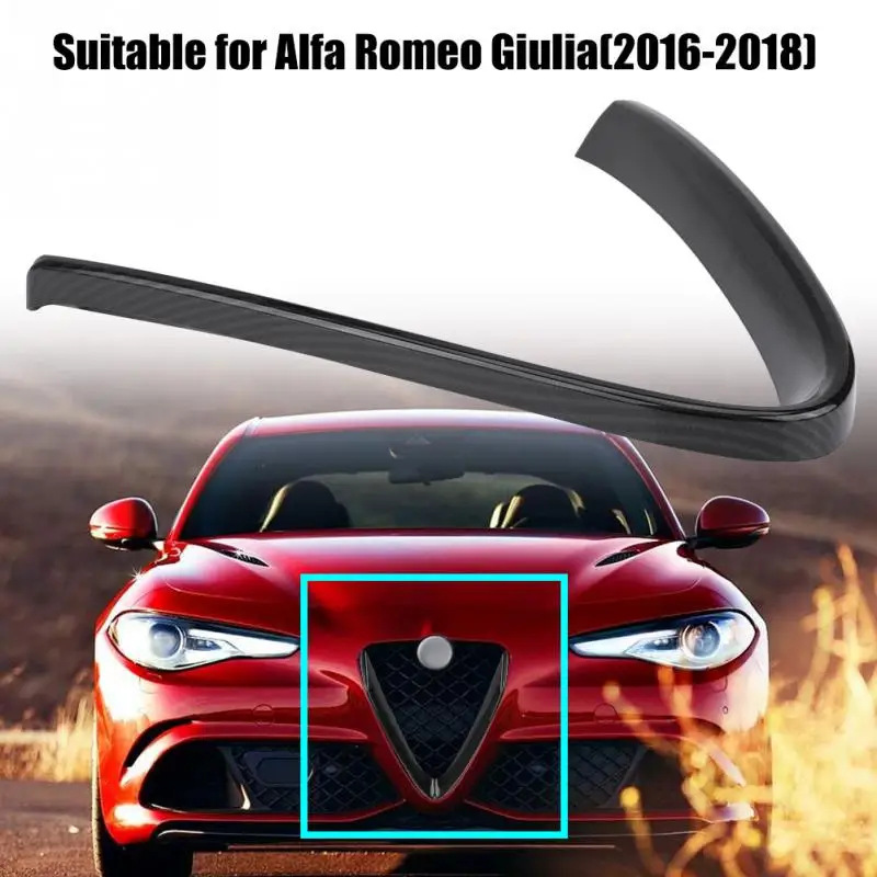 Новая передняя защитная рамка на решетку автомобиля Накладка для Alfa Romeo Giulia 2016 2017