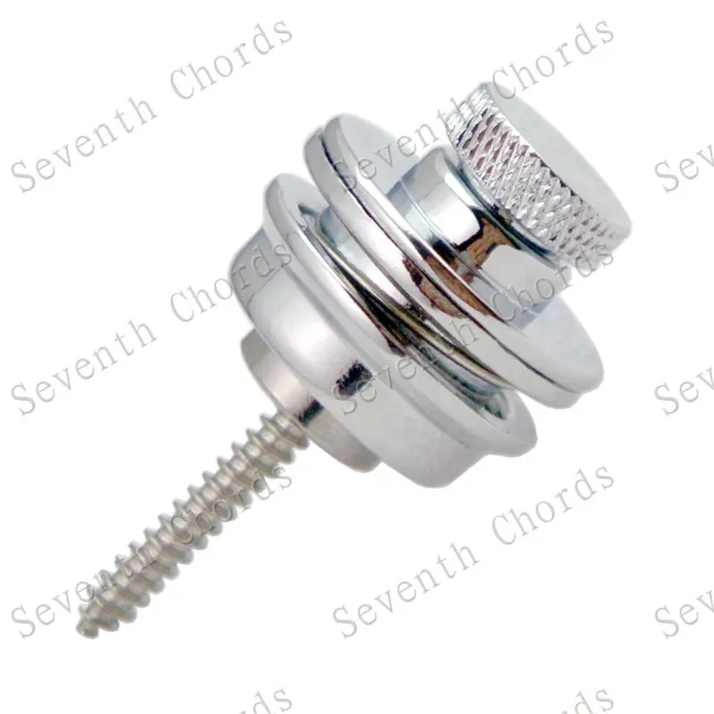 2 шт./лот хромированные фиксирующие штифты с плоской головкой для гитары и бас