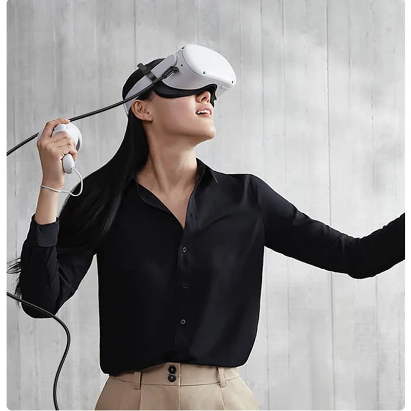 Кабель для передачи данных Oculus Link USB C Steam VR Quest/2 Type 3 1 м|Аксессуары очков ВР/ДР| |