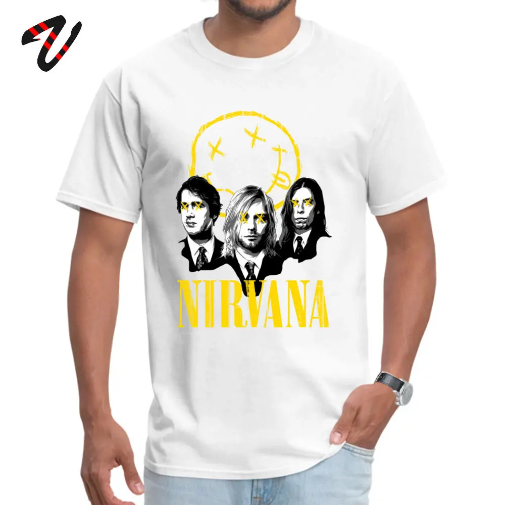 Скидка Nevermind Nirvana повседневные футболки с короткими рукавами Осень Зима хлопковая футболка для Мужская футболка подарок на день рождения - Цвет: White