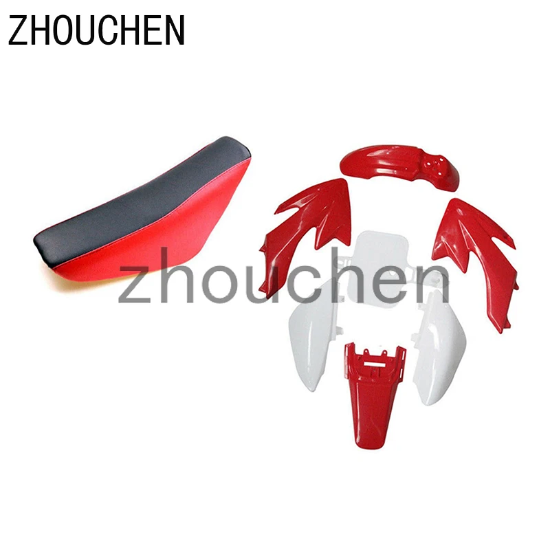 

Plastics Fender & Stickers Red Seat for Honda CRF50 110Cc 125Cc Pit Dirt Bike