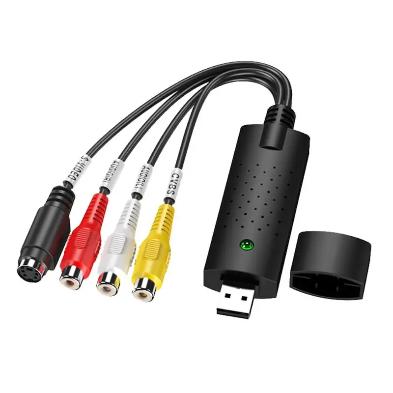 HW-1401 USB2.0 адаптер для видеосъемки с достаточной прочностью и ТВ-тюнер RCA аудио