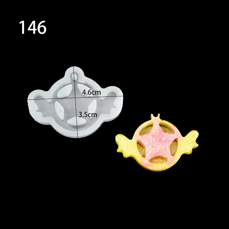 Прозрачная силиконовая форма сделай сам кулон в виде животного ожерелье