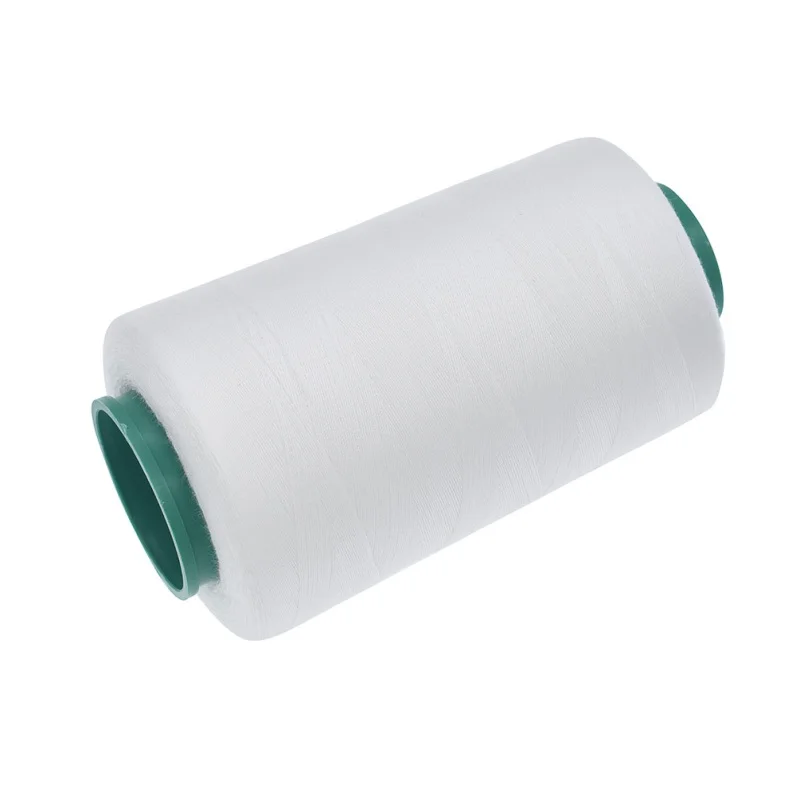 3000 м длинная НЕОБРАБОТАННАЯ белая Водорастворимая швейная нить 20C моющаяся