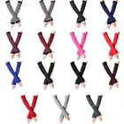 Корейские милые вязаные перчатки с открытыми пальцами, Универсальные перчатки с открытыми пальцами, U1Z3