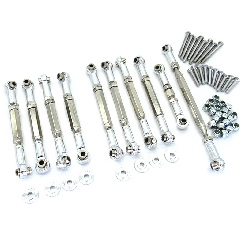 

Metal Chassis Pull Rod Steering Rod Link Tie Rods for MN D90 D91 D96 D99S MN90 MS 1/12 RC Car Upgrade Parts