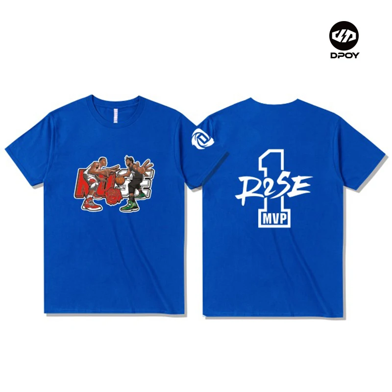 

2021DPOY brand original design street style mvp basketball short sleeve