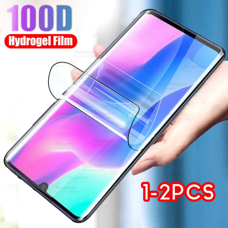 Защита экрана для Xiaomi Mi Note 10 Lite мягкая Гидрогелевая защита Xiao note10Lite задняя Xiomi note10