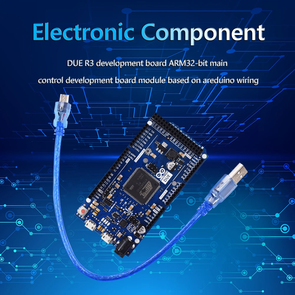 

DUE R3 Development Board AT91SAM3X8E SAM3X8E32-Bit Microcontroller Module + USB Cable