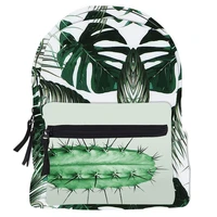 women backpacks print fashion mini backpack fabric leaves backpacks for teens boys and girl schoolbag