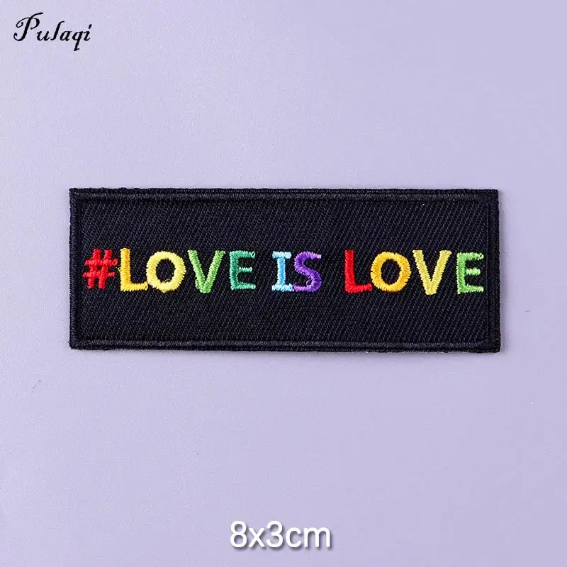 Вышитые нашивки с надписью хиппи для одежды значок телевизора наклейки