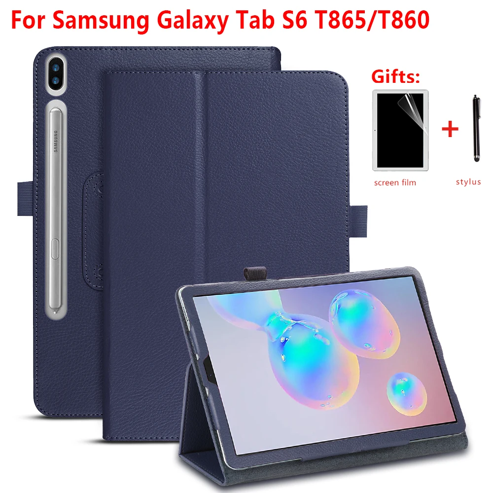 Защитный чехол-книжка для Samsung Galaxy Tab S6 10 5 дюймов чехол планшета SM-T860 T865