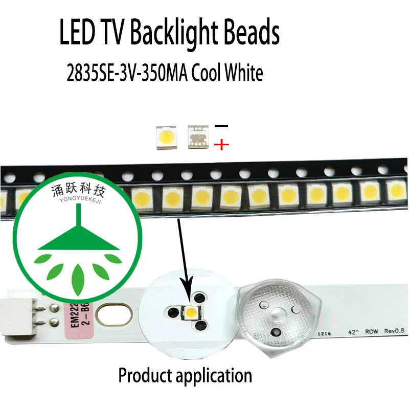 Поддерживающий обычно используемый светодиодный ТВ светильник 200 шт. лампа 2835