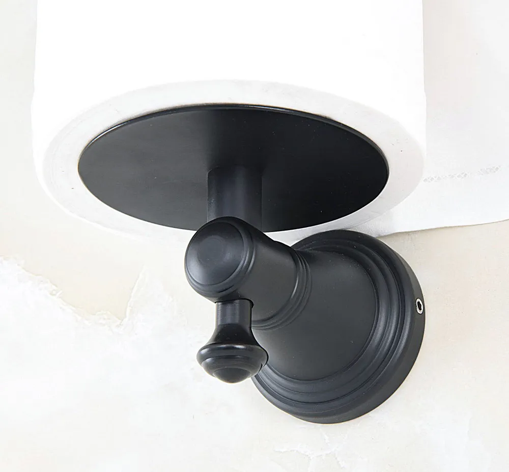 Simple Style Black oil Antique Brass Wall Mount Bathroom Roll Toilet Paper Bar Holder 2ba818 | Обустройство дома
