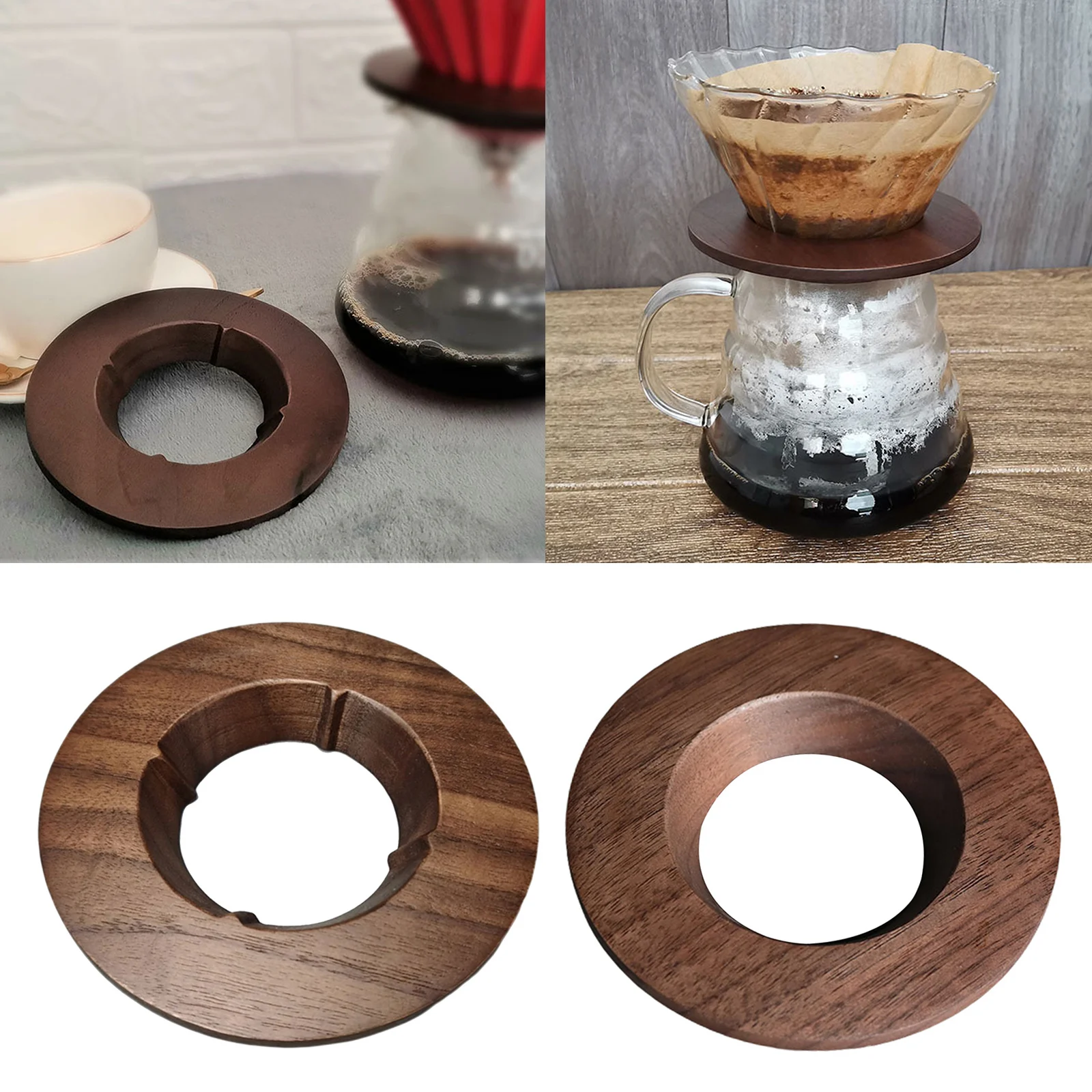 

Lighweight Wooden Coffee Filter Stand Cone Dripper Holder 65mm Inner Dia