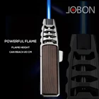 Долговечная уличная Бутановая трубчатая Зажигалка JOBON с распылителем, металлическая ветрозащитная турбина для барбекю и кухни, зажигалка для сигар