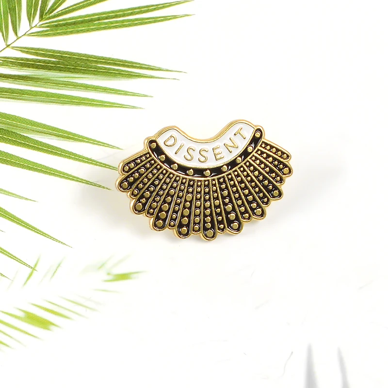 Pleated Skirt Style Pins Feminism Power Girl Enamel Metal Brooches Badges Lapel Clothes Women Jewelry Gifts | Украшения и