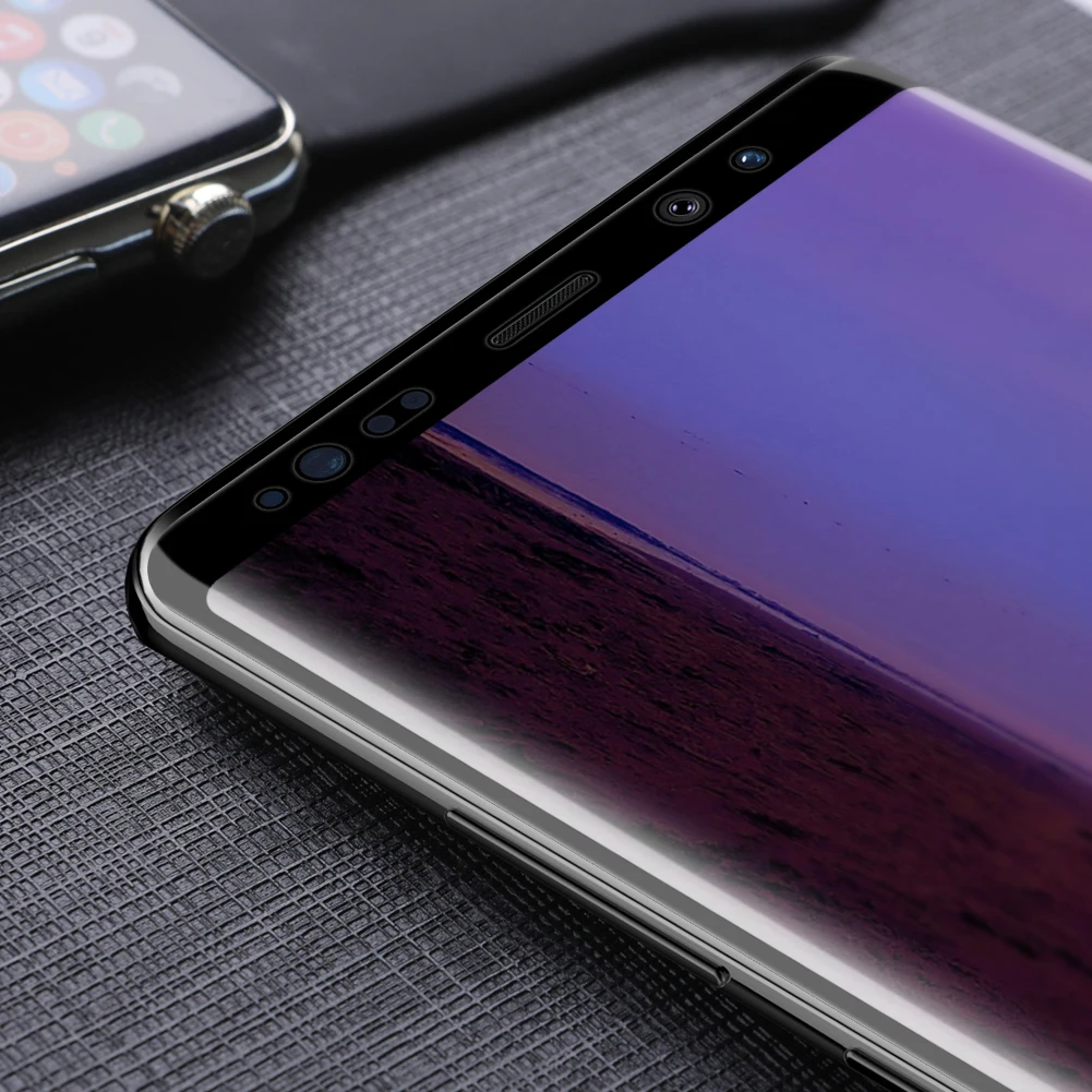 Arc cuvred полное покрытие стекло для samsung Galaxy s9 plus note 8 9 закаленное стекло Nillkin DS+ Max Защитная пленка для экрана