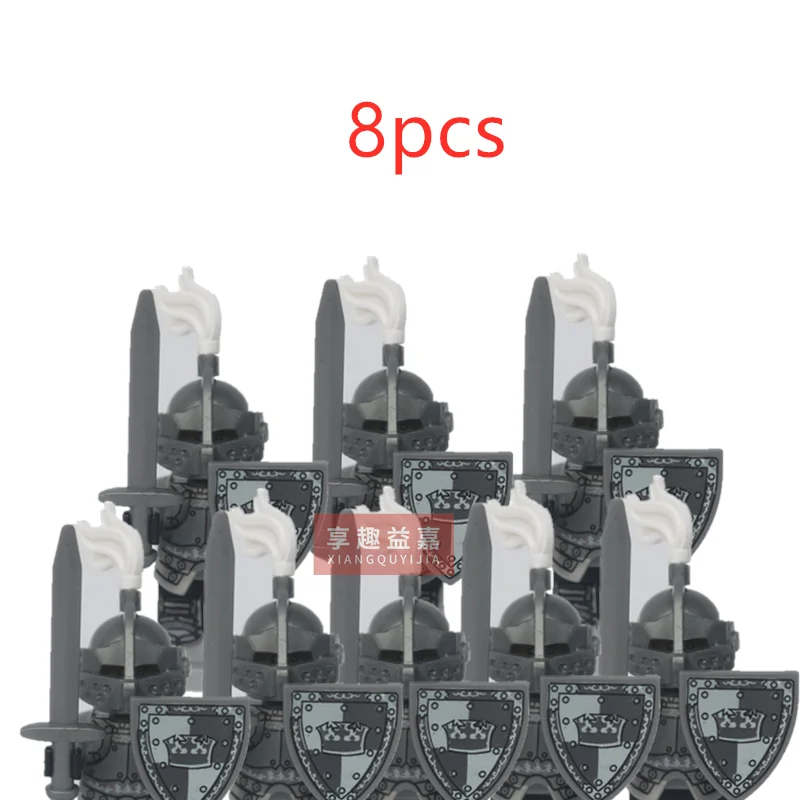 8 шт. Детский конструктор Королевский рыцарь | Игрушки и хобби