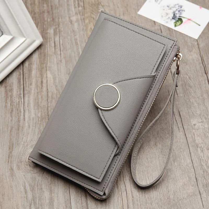 New Women Fashion Wallets Pouch Style Wallet Female Purse Handbag Money Bag Card Holders Phone Pocket 2020 | Багаж и сумки