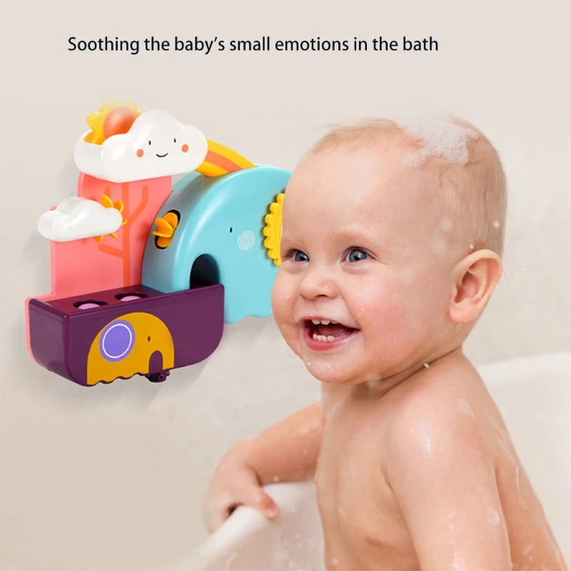 Детские Водонепроницаемые Игрушки для ванны милые слоны и облако нового малыша