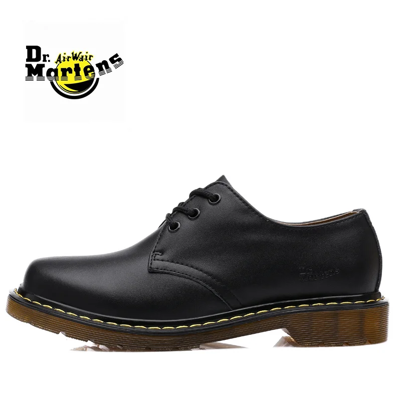 

Dr.Martens Men and Women Classic 1461 Hard Smooth Leather Casual Shoes Unisex Doc Loafers Anti-Slip Lace Up Martin Shoes 35-45