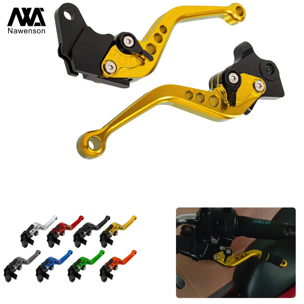 Ручка тормоза мотоцикла короткие рычаги тормозной муфты регулируемые для Honda