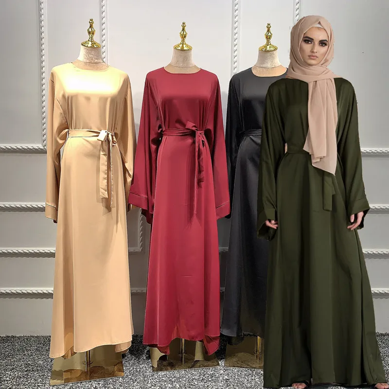 Рамадан мусульманский хиджаб платье Абая для женщин абаи Дубай, Турция Исламская одежда костюм, накидка, Восточный халат, халат Longue Femme мусу...