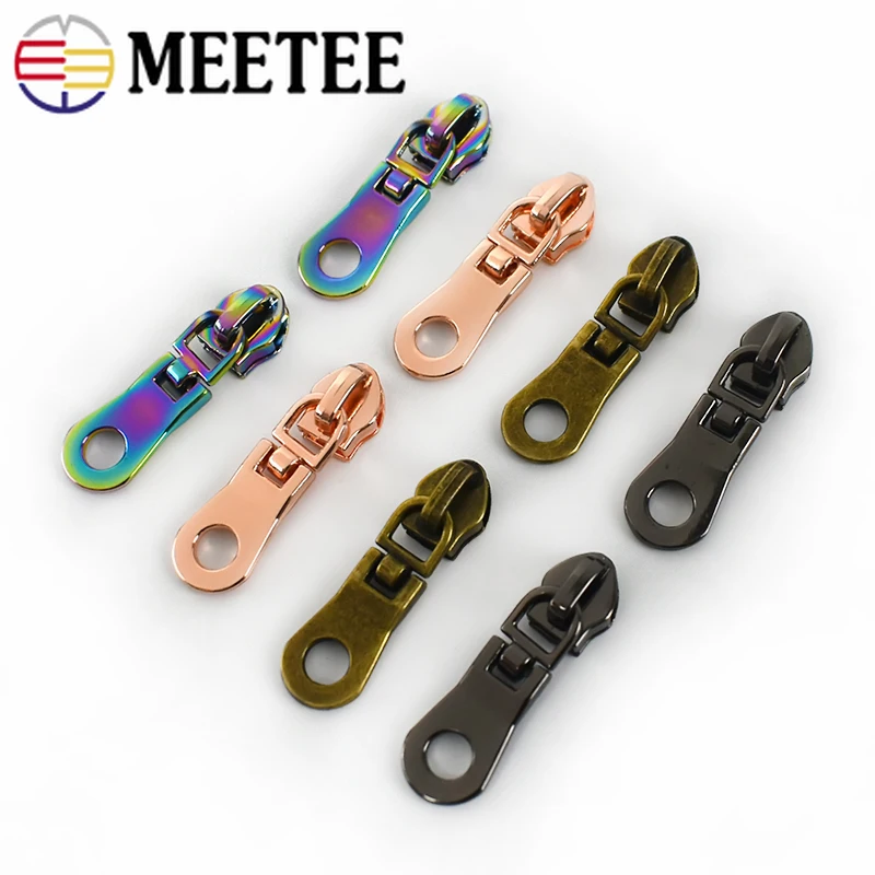 Meetee 20 шт. 5 # слайдеры на молнии для матовых нейлоновых застежек одежды сервис