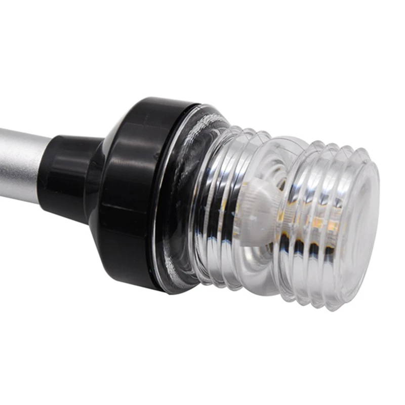 

8 Inch Fold Down LED Navigation Light 360 Degree Sailing Signal Lamp for Yacht Boat Stern Anchor Light