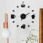 Часы На Стену 3d сделай сам римские цифры акриловые зеркальные настенные стикеры Часы домашний декор Фреска наклейки Декор подарок На Рождество, Хэллоуин