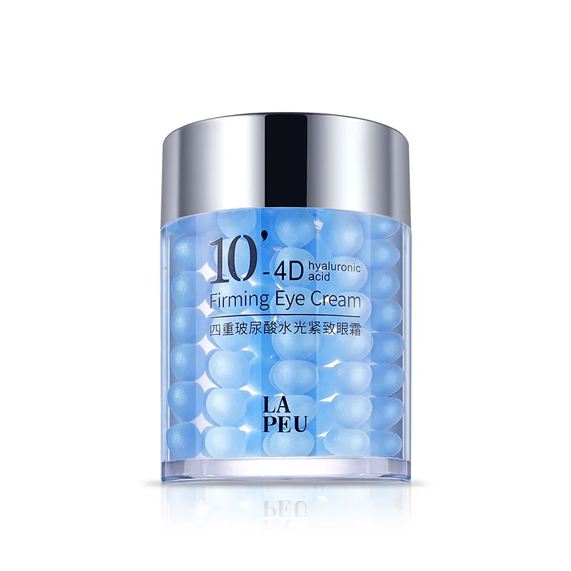 

4D Eye Cream Hyaluronic Acid Remove Dark Circle Bags Firm Eye Cares Moisturizing Anti-Aging Anti-Puffiness Unisex Korean 60G P