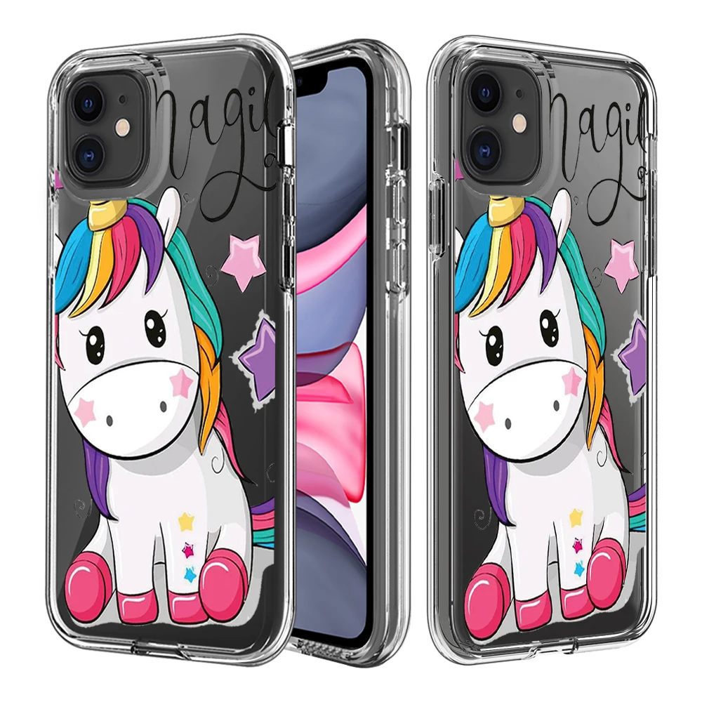 Прозрачный чехол-держатель для фотографий iPhone 11 Pro Max мягкий силиконовый чехол из