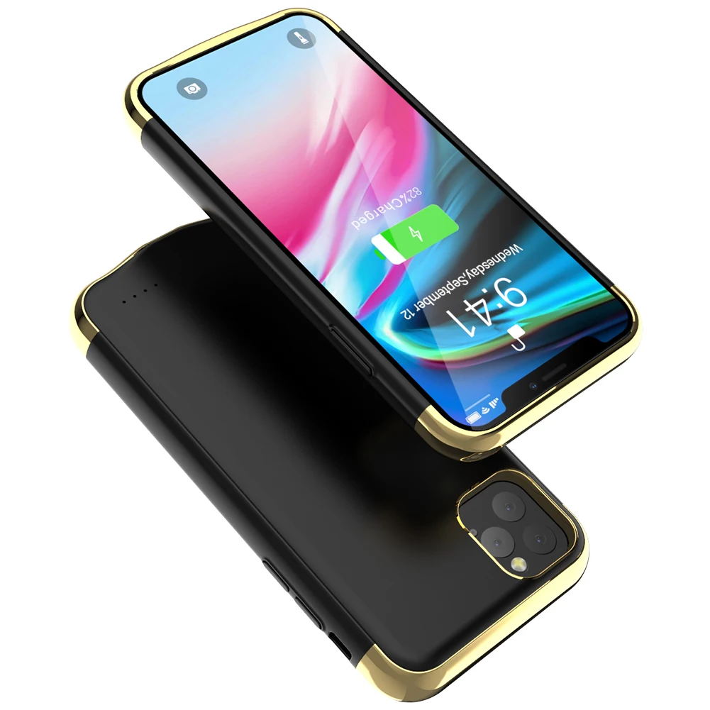Для iPhone 11 pro 5,8 чехол для зарядного устройства 5500 мАч внешний резервный блок питания защитный чехол для iPhone 11pro чехол для аккумулятора
