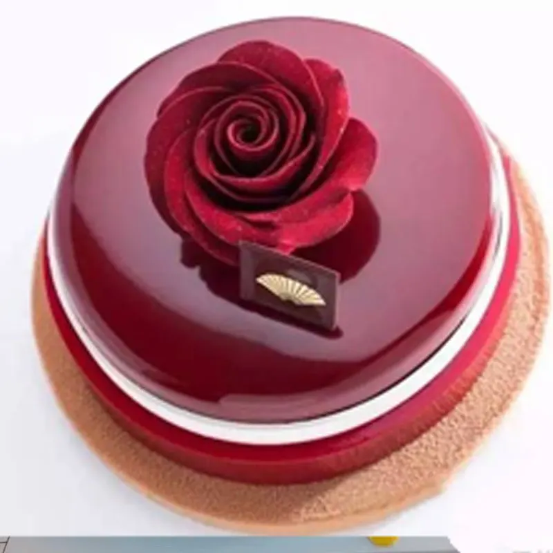 10g съедобный золотой порошок темно бордовый мусс торт Fondant (сахарная) макарон