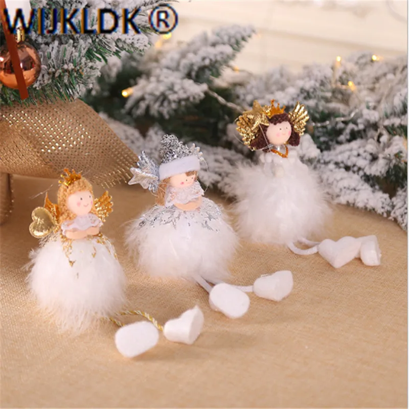 Украшения для рождества милый ангел кукла Рождественская елка украшения дома