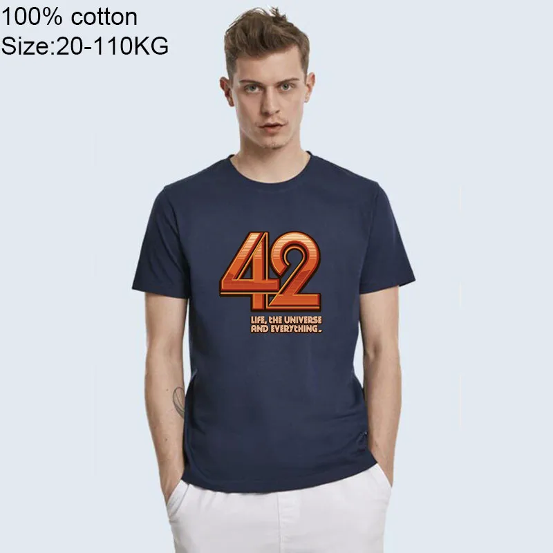 Ретро-руководство по естественным наукам Teeshirt ответ на все 42 Футболка мужская dont