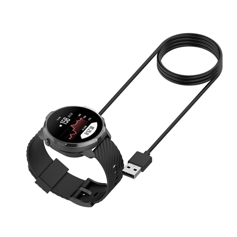 

USB Charger Clip Cradle Cable Charging Dock Station for -Suunto 7 Smart Watch