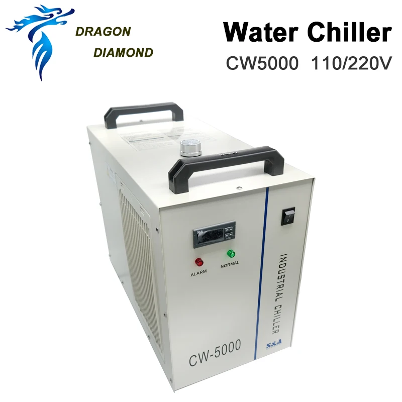 Запасные части для лазерного станка CO2 S & A CW5000 промышленный водяной охладитель co2