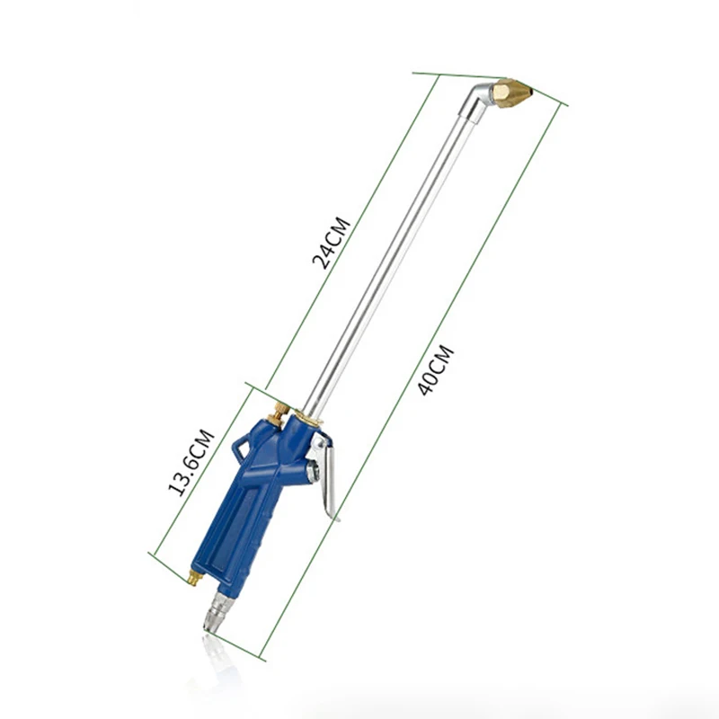 Водяной пистолет высокого давления 40 см металлический водяной мощный Омыватель