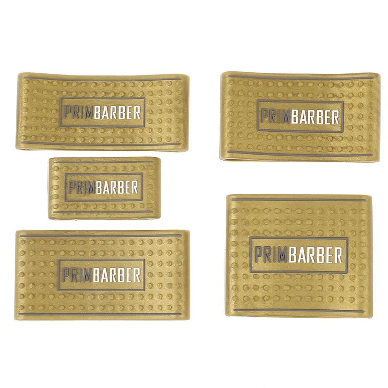 

5Pcs Barber Hair Clipper Trimmer Grip Non-Slip Bands Sleeves Holder Barber Tools