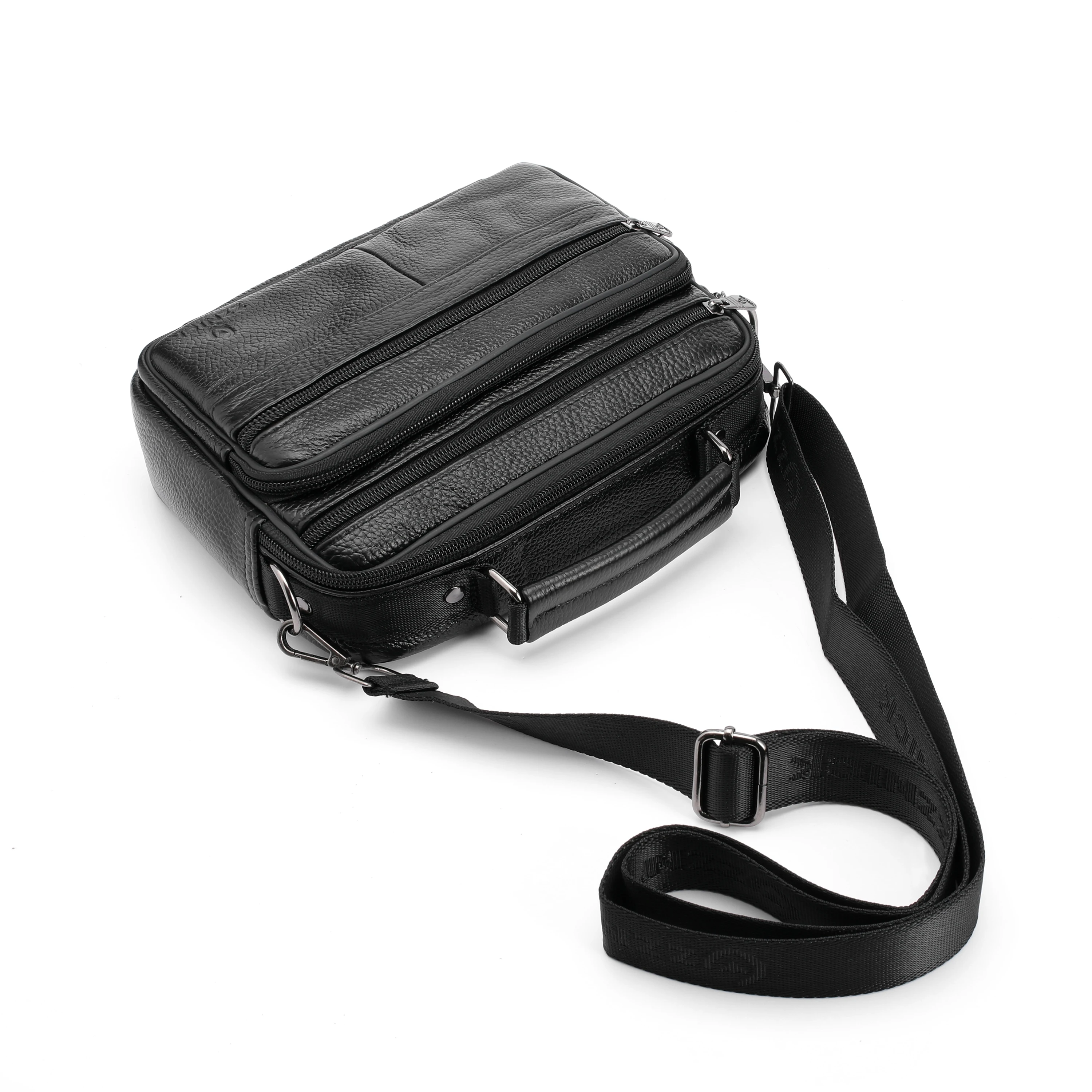 Brand 100% authentic men's Shoulder Bag Messenger Bag cowhide cross bag men's business handbag