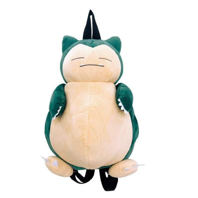 

Snorlax Plush Backpack Kindergarten Cartoon School Bag Lightweight Children's Coin Purse Fashion All-match Student Diagonal Bag