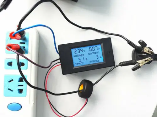 AC 110V-220V Цифровой ЖК-дисплей 100А ваттметр вольтметр амперметр + корпус