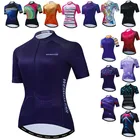 Weimostar 2022 велосипедная футболка с коротким рукавом, Женская Профессиональная командная рубашка для горного велосипеда, быстросохнущая велосипедная одежда, одежда для дорожного велосипеда