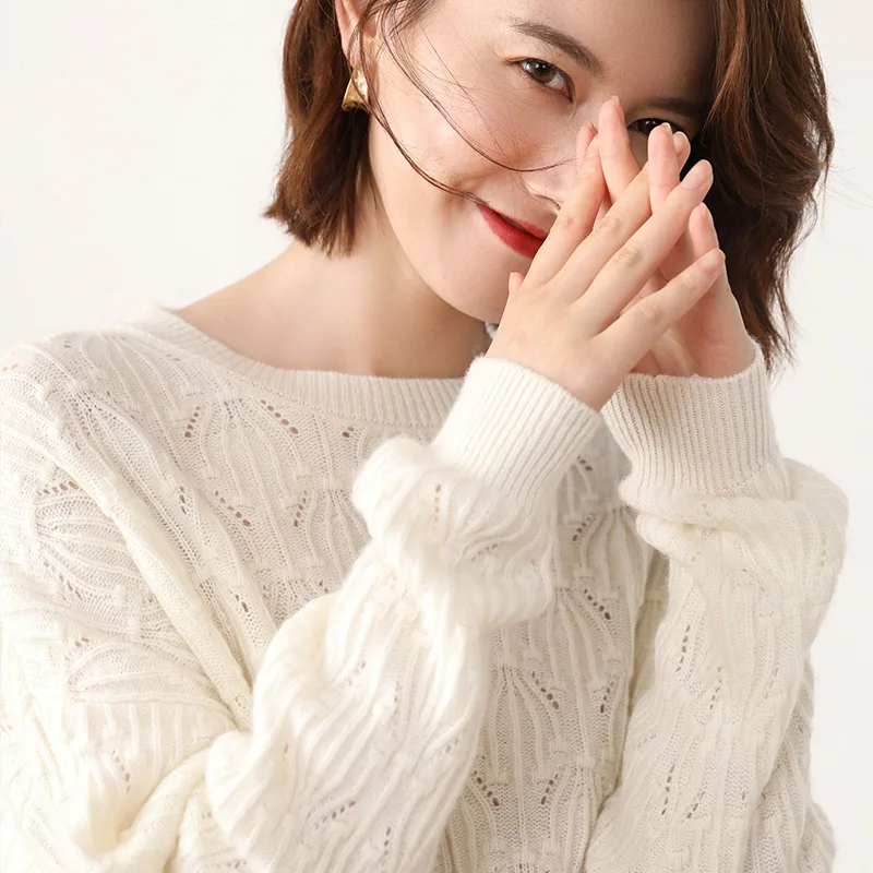 2019 новые зимние женские свитера 100% коза кашемир высокого качества Женский свитер